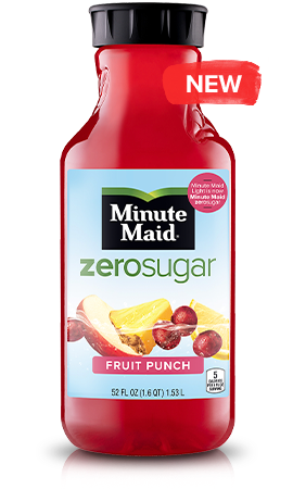 Zero Sugar Fruit Punch Low Sugar Juice Minute Maid