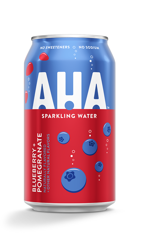 Blueberry + Pomegranate Sparkling Water | AHA