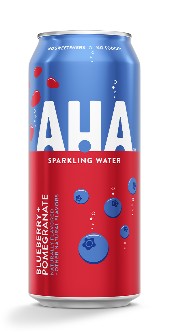 Blueberry + Pomegranate Sparkling Water AHA