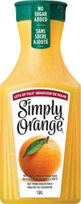 lots of pulp orange juice